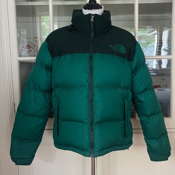 The North Face 1996 Retro Nuptse Jacket, Green, Size L, Excellent Condition! - Picture 1 of 13